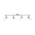 Philips E14 Essentials Jute Spot Bar/Tube Light, Nickel 4 Glühbirnen nickel