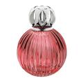 LAMPE BERGER PLISSEE Corail Duftlampe, Glas: rot-transparent; Krone: Silber 6 x 6 x 12.5 cm