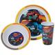 Blaze Racing Becher, Schale und Teller-Set, Blau, Set von 3