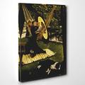 BIG Box Art Canvas Print 30 x 20 Inch (76 x 50 cm) James Tissot Women Looking at Art - Canvas Wall Art Picture Ready to Hang