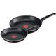 Tefal b3049802 Set 2 Pfannen, Aluminium, schwarz, 26 cm, 45 x 27 x 10 cm b3049802