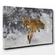 Big Box Art Canvas Print 30 x 20 Inch (76 x 50 cm) Bruno Liljefors Fox in The Snow - Canvas Wall Art Picture Ready to Hang