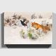Arty Pie Bruno Liljefors Fox Chasing Bird Canvas Print, Multi-Colour, 30 x 20-Inch