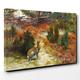 BIG Box Art Canvas Print 20 x 14 Inch (50 x 35 cm) Bruno Liljefors Landscape with Snipe Bird - Canvas Wall Art Picture Ready to Hang