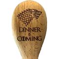 Derwent Laser Craft Game of Thrones Haus Stark inspiriert Dinner is Coming aus Holz Löffel