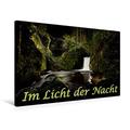 Calvendo Premium Textil-Leinwand 75 cm x 50 cm Quer, Im Licht der Nacht - Baden Baden Geroldsau | Wandbild, Bild auf Keilrahmen, Fertigbild auf Echter Leinwand, Leinwanddruck Natur Natur