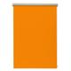 Thermo-Rollo Orange 90x210 cm ohne Bohren Verdunkelungsrollo Seitenzugrollo Klemmrollo Blackout Silberbeschichtung