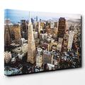 Big Box Art Canvas Print 20 x 14 Inch (50 x 35 cm) San Francisco Skyline California Skyline - Canvas Wall Art Picture Ready to Hang