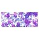 Dsign24 EG312500987 HD EchtGlas Bubble Pop Art Purple Wandbild, bunt, 125 x 50 x 0,4 cm