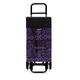 Garmol G4 Love C677 Einkaufstrolley, 4 Rollen, Stoff, Violett, 39 x 27 x 103 cm