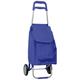 Maurer-Einkaufswagen 45 L, Metall und Stoff, Blau, 92 x 7 x 35 cm