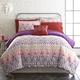 Pacific Coast Textilien Bedruckt Wendbar Bett-Set, Tribal Ikat, King, 8-teilig