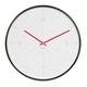 Karlsson Thin Line Number Uhr, Wanduhr, Kunststoff, White, One Size