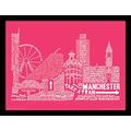 Citography 'Manchester' Memorabilia, 30 x 40 cm