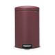 Brabantia newIcon Treteimer 20 L Sense of Luxury, Edelstahl, mineral windsor rot, 20 Liter