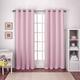 Exclusive Home für Kinder mit mit Blackout Kabeldurchführung mit Fenster Vorhang-Paar, Polyester, Bubble Gum pink, 52x84