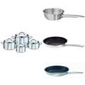 Rösle 91690 Topfset + Rösle 91643 Sauteuse Multiply + Rösle 91662 Bratpfanne + Rösle 91664 Bratpfanne