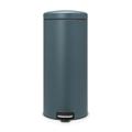 Brabantia newIcon Treteimer 30 L Sense of Luxury, Edelstahl, mineral reflective blau, 30 Liter