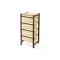 Home 50149 Wagen, Holz, Braun, 36 x 30 x 83 cm