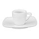 Holst Porzellan CF 008 FA3 Mokka/Espresso-Set "ConForm" 0,06 l mit FD 013, weiß, 13 x 13 x 5.5 cm, 6 Einheiten