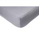 Cuddledown 400 Thread-Count Reine Ägyptische Baumwolle Spannbetttuch, Light Grau, Double