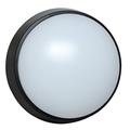 tibelec 342020 Bullauge LED rund, Kunststoff, 10 W, schwarz, 80 x Ø 215 mm