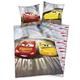 Herding DISNEY CARS 3 Bettwäsche-Set, Wendemotiv, Bettbezug 140 X 200 cm, Kopfkissenbezug 70 x 90 cm, Flanell/Biber