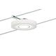 Paulmann 501.13 Seilsystem DiscLED1 Single Erweiterung Tageslichtweiß 1x4W Satin Dimmbar Tunable white LED 50113 Seilleuchte Hängeleuchte