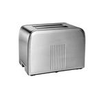 MEDION Edelstahl-Toaster (870 Watt, Aufwärm-, Auftau- und Stopptaste, Bräunungsgrad-Regler, Edelstahlgehäuse) MD 16232, silber