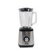 TrAdE shop Traesio Mixer 2 Geschwindigkeitsstufen + Pulse 350 W Edelstahl mit Glaskanne Smoothies Obst