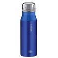 alfi 5357.103.060 Trinkflasche elementBottle, Edelstahl Pure blau 0,6 l – Spülmaschinenfest