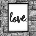 Love motivierendem positiven Gedanken Zitat Poster Print, 44 von inspiriert wallsâ ®