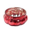 Insideretail Wedding Tealight Holders Red, Glas, Rot, 7 x 7 x 7 cm, 48 -Einheiten