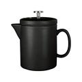 La Kaffeebereiter Barcelona modernes Keramik French Press Kaffeemaschine, 900 ml (1,5 Pints/6 Tassen) – Schwarz