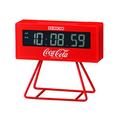 Seiko Coca-Cola LCD-Wecker, Limitierte Auflage, 10,8 x 6 x 12 cm, Rot