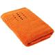 LASA Home Badetuch 70 x 140, Collection Pure Punkte, Baumwolle, Orange, 70 x 140 x 1 cm