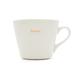 Keith Brymer Jones Standard Bucket Tasse 'Thomas', 0,35 l, Porzellan, Weiß, 12,5 x 10 x 8 cm