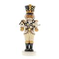 Heartwood Creek Black And Gold Nutcracker Figurine