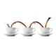 Eurographics 30x80 Brown Pouring Coffee On White, Glas, weiß, 80 x 30 x 2 cm