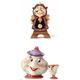 Disney Tradition Keeping Watch (Cogsworth Figur) + Disney Tradition A Mother's Love (Mrs. Potts & Chip Figur)