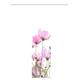 Home Fashion Schiebevorhang Dekostoff Digitaldruck Milla Polyester Rose 245 x 60 cm