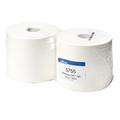 DJGroup Midimax Cell Putztuchrolle Putztücher Weiß Cellulose-Tissue 1-Lagig, 24 cm x 700 M, 2 Rollen
