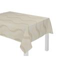 Wirth Tischdecke Lupara mit Kuvertsaum, Polyester, Beige, 130 x 160 cm