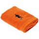 LASA Home Handtuch 50 x 100, Collection Fußball, Baumwolle, Orange, 50 x 100 x 1 cm