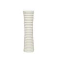 aufora h0323 a Keramik Ridge Vase, weiß