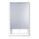 Relaxdays Thermo Verdunklungsrollo, Hitzeschutz, Seitenzugrollo, Klemmfix, ohne Bohren, Fensterrollo 110 x 160 cm, weiß
