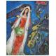 Artopweb EC40136 Chagall - La Mariee,1950, Holz, Bunt, 53 x 1.8 x 68 cm