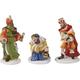 Villeroy & Boch Nativity Krippenfiguren "Heilige Drei Könige", 3er-Set, Porzellan, Grün/Blau/Rot