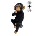ABC Home Garden Schimpanse Gartenfigur | Gartendeko, Polyresin, schwarz, braun