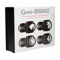 SD Toys sdthbo89277 Häuser Set 4 Tassen Gravur Laser Ceramica Game of Thrones Embleme, mehrfarbig